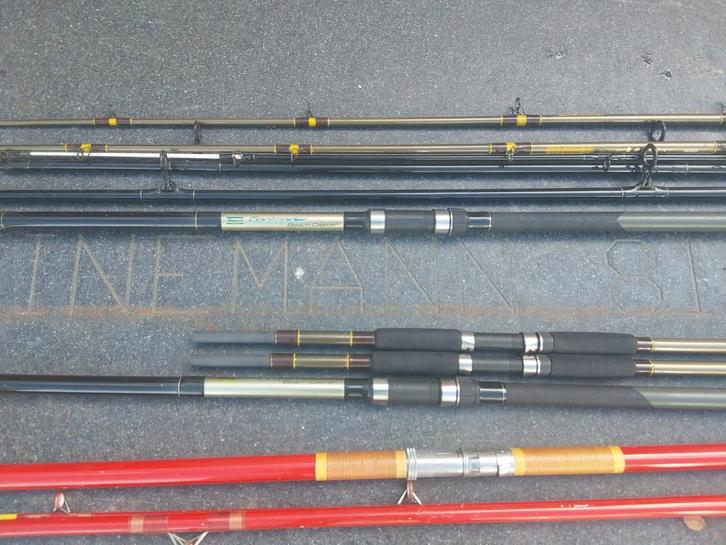 Strandhotels Zeehengels + Foedraal, Watersport en Boten, Hengelsport | Algemeen, Gebruikt, Werphengel, Ophalen of Verzenden