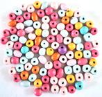 Kleurige houten kralen 6 mm, Verzenden, Nieuw, Kraal