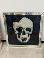 Diamond Skull Schilderij XXL - 100x100cm, Huis en Inrichting, Ophalen, Zo goed als nieuw, Schilderij, 100 tot 125 cm