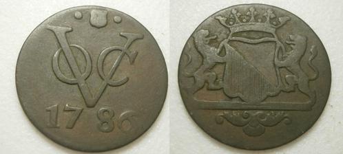 7] Utrecht VOC Duit 1786, Postzegels en Munten, Munten | Nederland, Losse munt, Vóór koninkrijk, Ophalen of Verzenden