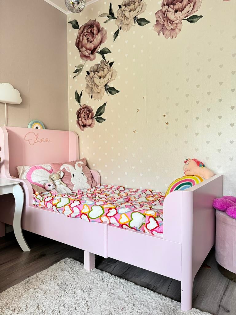 Peuter Bed (meegroeibed) ikea, Ophalen, 70 tot 85 cm, Zo goed als nieuw, Matras