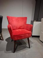 Leuke rode bijzetfauteuil nu ophalen €25,-, Ophalen, Nieuw, 75 tot 100 cm, Stof