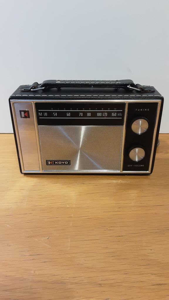 Koyo transistor radio., Ophalen