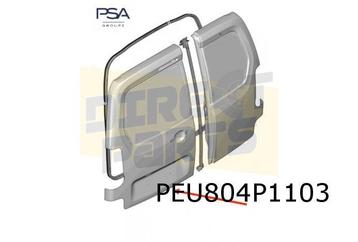 Peugeot/Citroen/Opel/Toyota (1/19-) achterdeur links (niet b beschikbaar voor biedingen