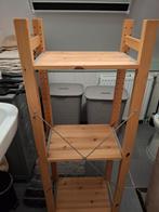 Badkamer Kastje - Houten Rek, Ophalen, Minder dan 50 cm, Gebruikt, 100 tot 150 cm