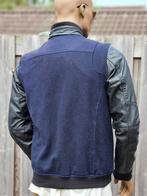 Vanguard /PME jas gemaakt van wol met leren mouwen (M) zgan, Kleding | Heren, Ophalen of Verzenden, Zo goed als nieuw, Nvt, Vanguard