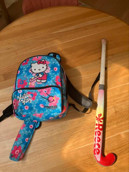 Hello Kitty Hockey tas en hockey stick te koop, Sport en Fitness, Hockey, Zo goed als nieuw, Tas, Ophalen of Verzenden