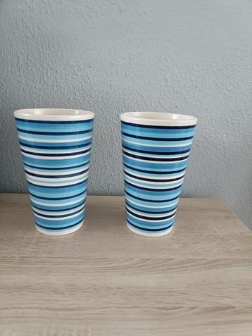 Set van 2 vazen  beschikbaar voor biedingen