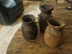 Te koop mini  nepalese kruikjes, Huis en Inrichting, Woonaccessoires | Vazen, Ophalen, Zo goed als nieuw, Overige kleuren, Minder dan 50 cm