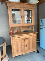 Grenen servieskast, Huis en Inrichting, Kasten | Buffetkasten, Ophalen, 100 tot 150 cm, Zo goed als nieuw, 150 tot 200 cm