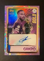 Cody Gakpo Topps UCC Gold Auto /25, Ophalen of Verzenden, Zo goed als nieuw, Buitenlandse clubs, Spelerskaart