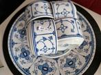 Servies blauw wit jäger blau Saks. Kop/schotels, Suikerpot, Antiek en Kunst, Antiek | Porselein, Ophalen