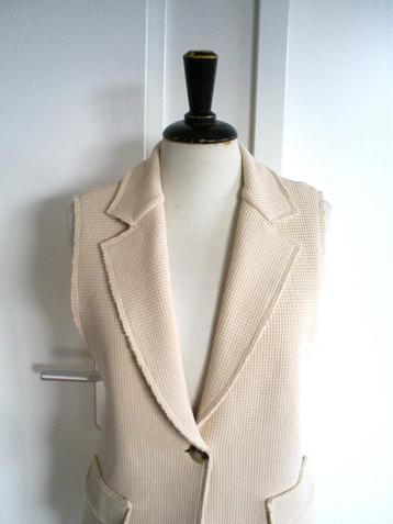 NIEUW __ beige gilet van ZAIBAIONE mt. M beschikbaar voor biedingen