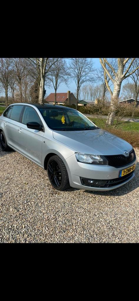 Skoda Rapid 1.2 TSI 63KW Spaceback H5 2015 Grijs, Auto's, Skoda, Particulier, Benzine, B, Hatchback, Handgeschakeld, Origineel Nederlands