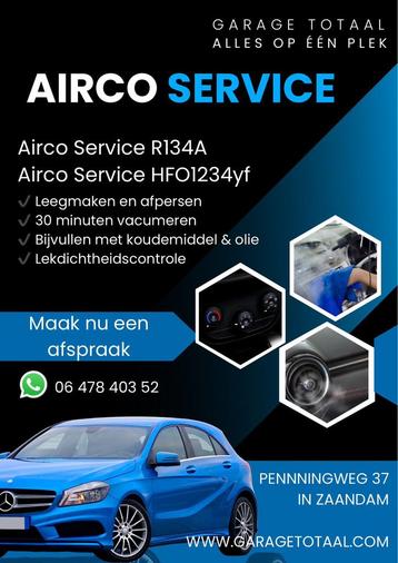R134A vullen €90, R1234YF vullen €120. beschikbaar voor biedingen