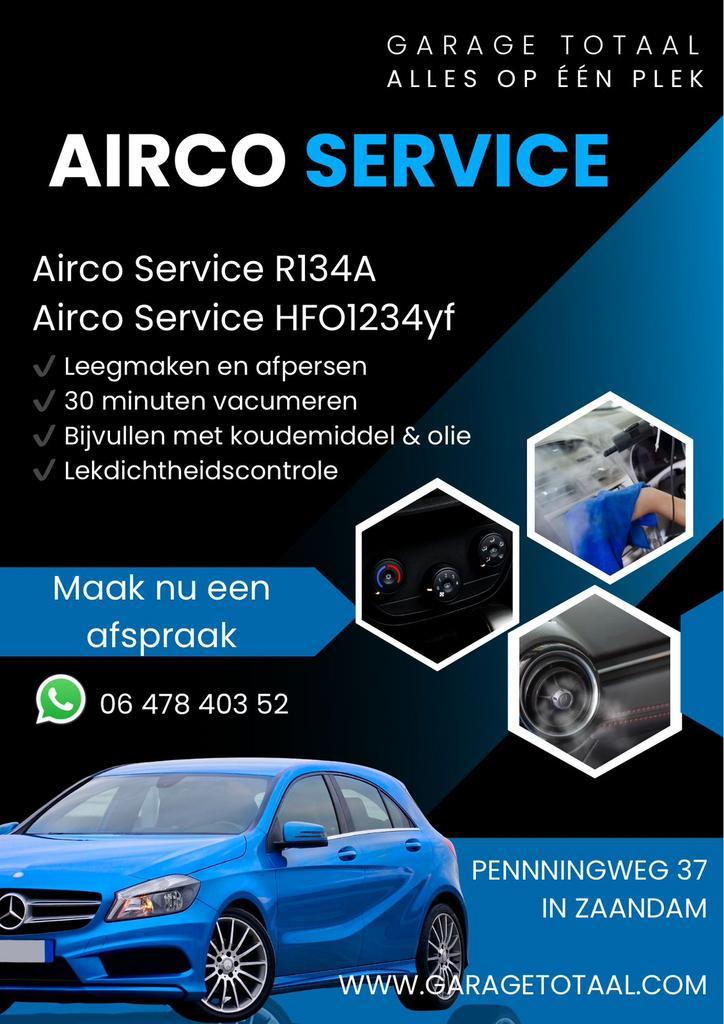 R134A vullen €90, R1234YF vullen €120., Diensten en Vakmensen, Auto en Motor | Monteurs en Garages