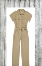 Zomerse jumpsuit XL 42/44 Garcia viscose pak met rits, Beige, Maat 42/44 (L), Ophalen of Verzenden, Zo goed als nieuw