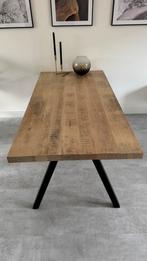 WOOOD Mangohout Eettafel 180x90, Ophalen, 50 tot 100 cm, Zo goed als nieuw, Vijf personen of meer