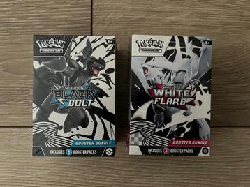 Scarlet & Violet Black Bolt en White Flare 6 Booster Bundle beschikbaar voor biedingen