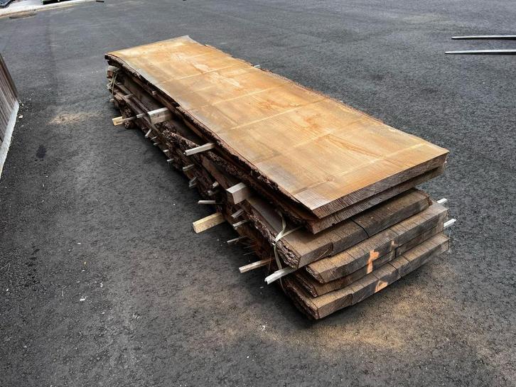 Unieke Nederlands Douglas houten bladen– tot wel 425 cm lang, Tuin en Terras, Tuintafels, Nieuw, Rechthoekig, Hout, Ophalen of Verzenden
