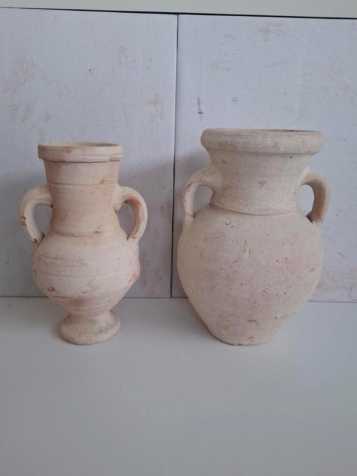 Keramieke vazen set, Huis en Inrichting, Woonaccessoires | Vazen, Overige kleuren, Minder dan 50 cm, Glas, Ophalen of Verzenden