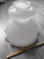 Melkglas lamp lampenkap antiek, Huis en Inrichting, Lampen | Hanglampen, Ophalen, Gebruikt, Glas, Minder dan 50 cm