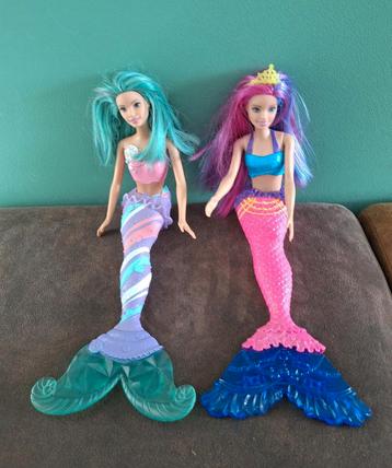 2x Barbie Dreamtopia Zeemeerminnen beschikbaar voor biedingen