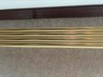 Leuke vintage goudkleurige gordijnrails, Huis en Inrichting, Ophalen, Gebruikt, Overige kleuren, 150 tot 200 cm