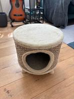 Nieuw mooi Kattenhuis / kattenmand inclusief krabzijkant, Dieren en Toebehoren, Kattenmanden, Ophalen, Nieuw, Riet