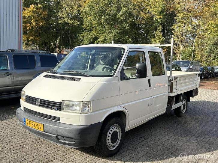 Volkswagen Transporter 2.5 TDI 332 DC Pick Up Apk 01-2026, Auto's, Bestelauto's, Bedrijf, Te koop, Alarm, Schuifdeur, Startonderbreker