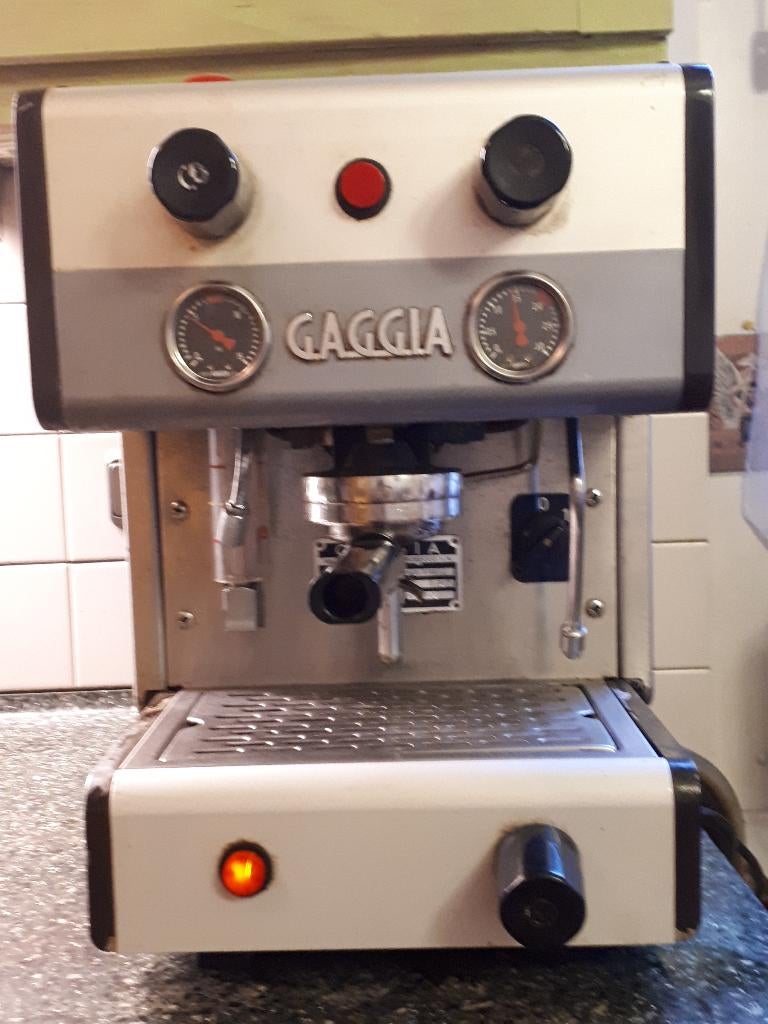 Gaggia Espresso machine jaren '60, Gebruikt, Espresso apparaat, 10 kopjes of meer, Gemalen koffie