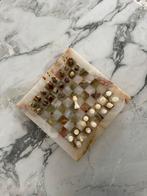 Waanzinnig mooie marmeren schaakspel in groen / wit, Hobby en Vrije tijd, Gezelschapsspellen | Bordspellen, Ophalen of Verzenden