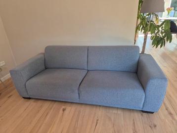 2.5 zitbank blauw gemêleerd beschikbaar voor biedingen