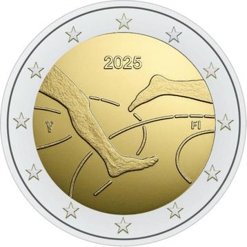 2 euro Finland 2025 - 100 jaar Fins-Zweeds Atletiek (UNC) beschikbaar voor biedingen