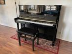 Piano | Yamaha U1 | Zwart Hoogglans | Gratis pianokruk, Piano, Hoogglans, Zo goed als nieuw, Zwart