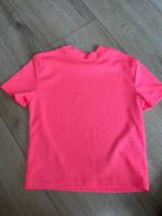 Pull&bear shirt tshirt l roze neon fluor L croptop, Kleding | Dames, Tops, Verzenden, Maat 42/44 (L), Korte mouw, Roze