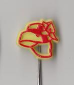 Leger des Heils Geel Rood speldje, Verzamelen, Gebruikt, Niet vindbaar, Niet vindbaar, Speldje of Pin