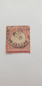 5929 deutsches reich post 1872 3 kreuzer, Verzenden, BRD