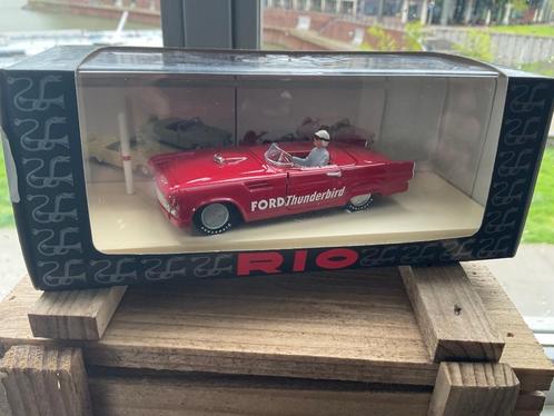 RIO Ford Thunderbird Daytona mint in originele box met info, Hobby en Vrije tijd, Modelauto's | 1:43, Zo goed als nieuw, Auto