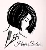 Grote muursticker Kapper / Hair Salon zwart (57x70cm), Ophalen of Verzenden, Nieuw