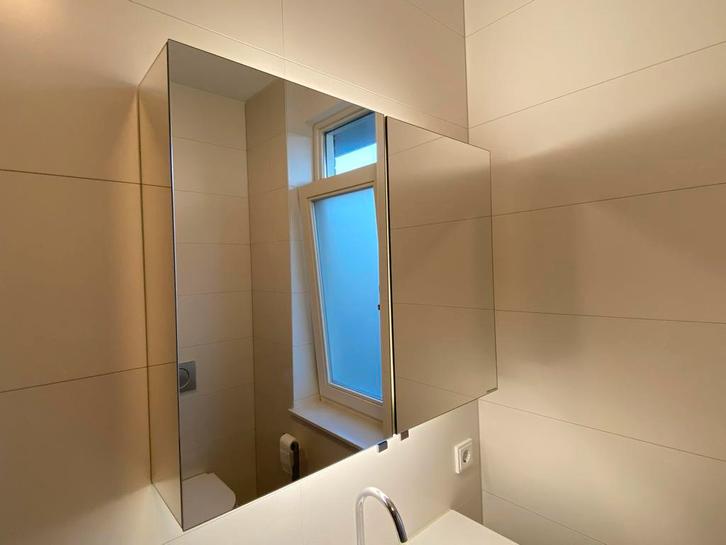 Detremmerie Spiegelkast met Verlichting & Stopcontact, Huis en Inrichting, Woonaccessoires | Spiegels, Gebruikt, 75 tot 100 cm