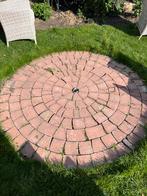 Stenen cirkel voor in de tuin, Tuin en Terras, Tegels en Klinkers, Ophalen, Beton, 10 m² of meer, Klinkers