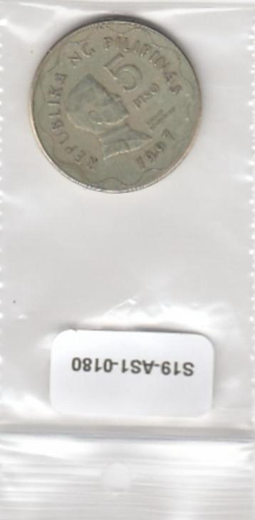 S19-AS1-0180 Philippines 5 piso 1997  KM# 272 VF