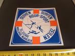 sticker nijmegen aqua-sport waalkade duiken surfen zeilen, Verzamelen, Stickers, Ophalen, Zo goed als nieuw, Bedrijf of Vereniging