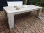 GRATIS.  Steigerhouten tafel 98 x 220 cm GRATIS, Tuin en Terras, Ophalen, Gebruikt, Rechthoekig, Hout