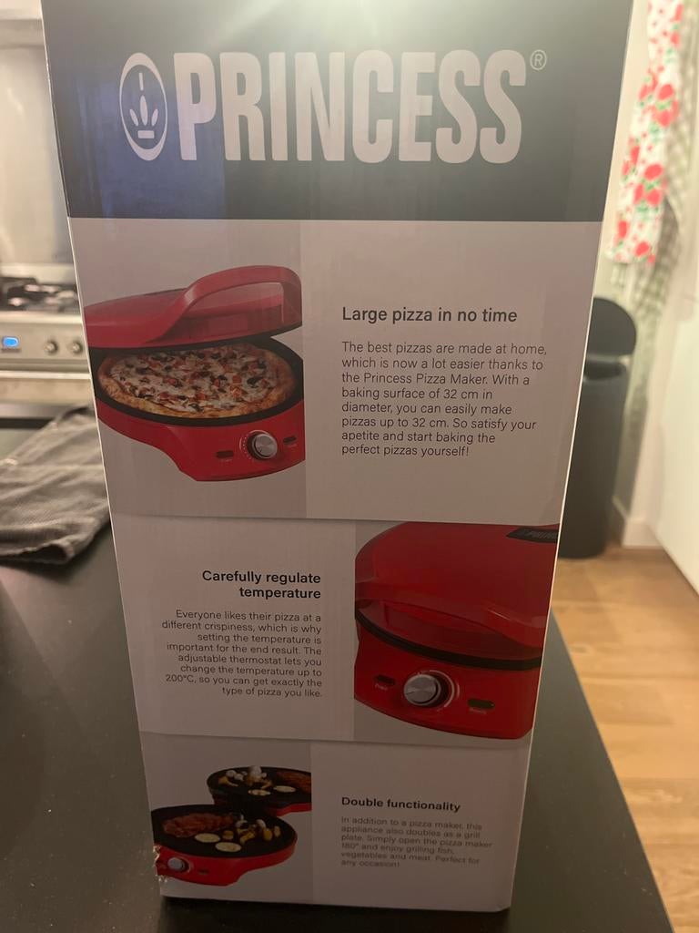 Princess Pizza maker - new and still in box, Ophalen, Nieuw, Minder dan 45 cm