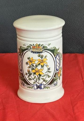 apothekerspot met deksel plateelbakkerij Schoonhoven  beschikbaar voor biedingen