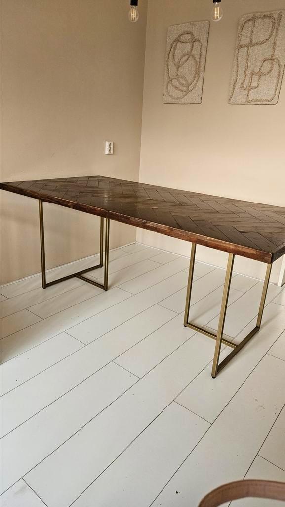 Dutch bone Class eettafel, Huis en Inrichting, Tafels | Eettafels, Gebruikt, 50 tot 100 cm, Rechthoekig, Ophalen