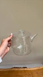Hema glas theepot, Ophalen, Zo goed als nieuw