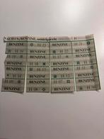 Oude benzinebonnen uit 1974, Verzamelen, Ophalen of Verzenden, Gebruikt